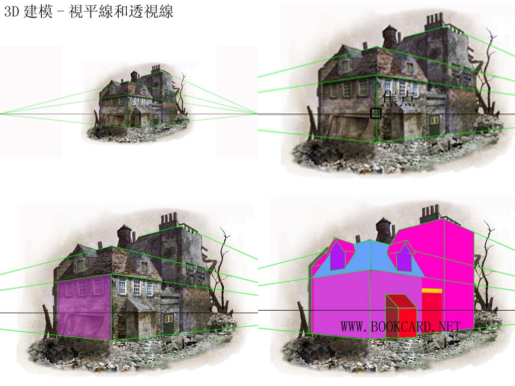 3D建模-視平線和透視線