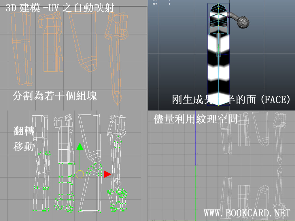 3D建模-UV之自動映射