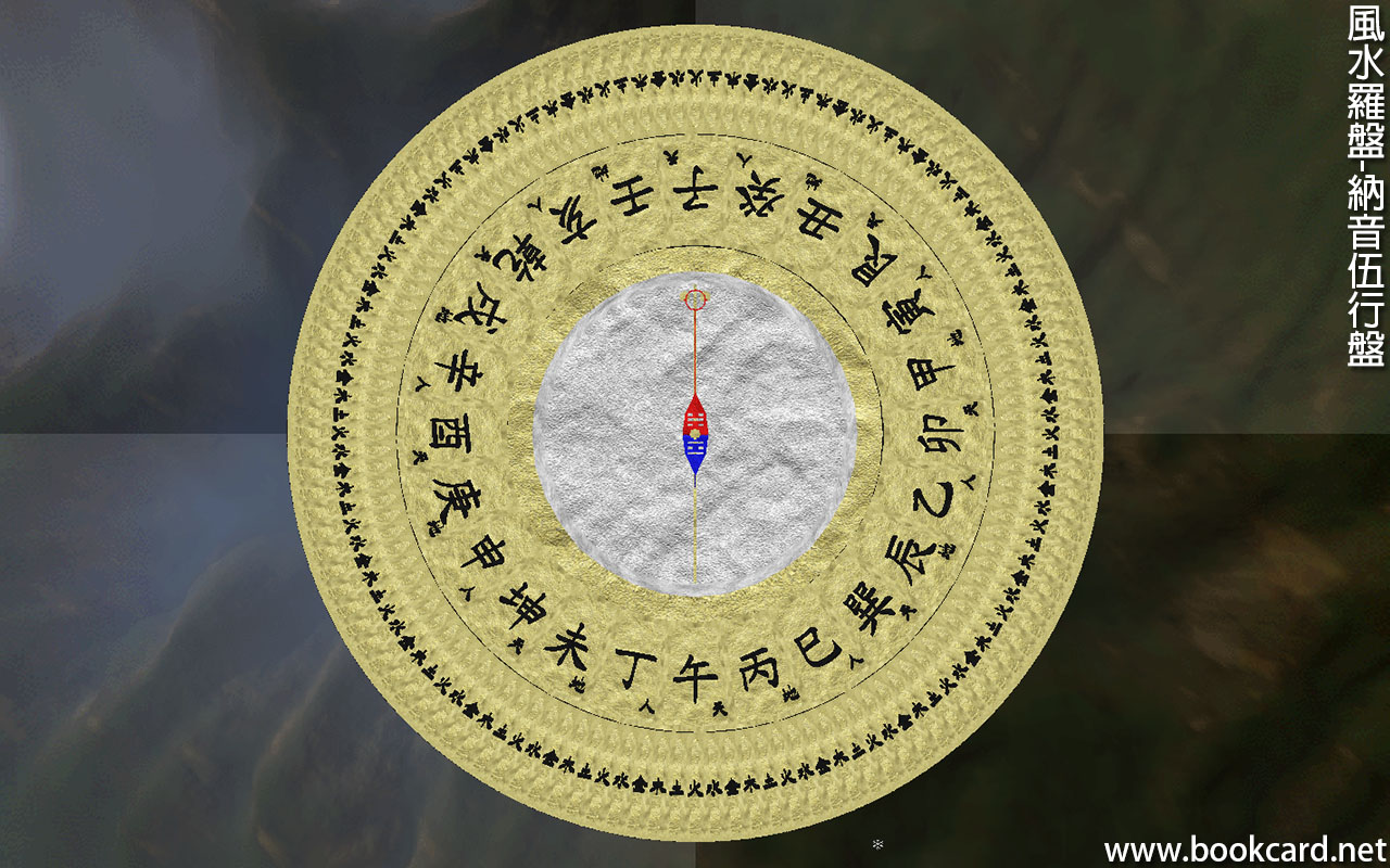 風水羅盤-納音伍行盤